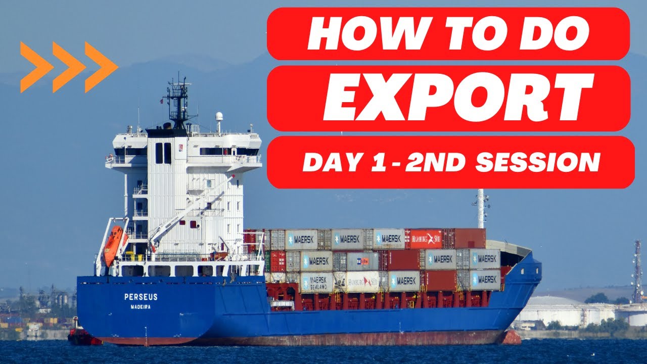 Day1  2nd Session   Market Research on Export Import Potential Products on 21 06 21