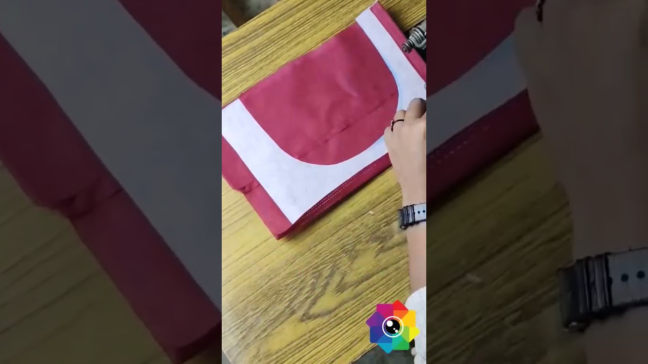 How to cut Neck Design in Canvas Easily & Quickly l #shorts  #sewingtutorial l #adornhub