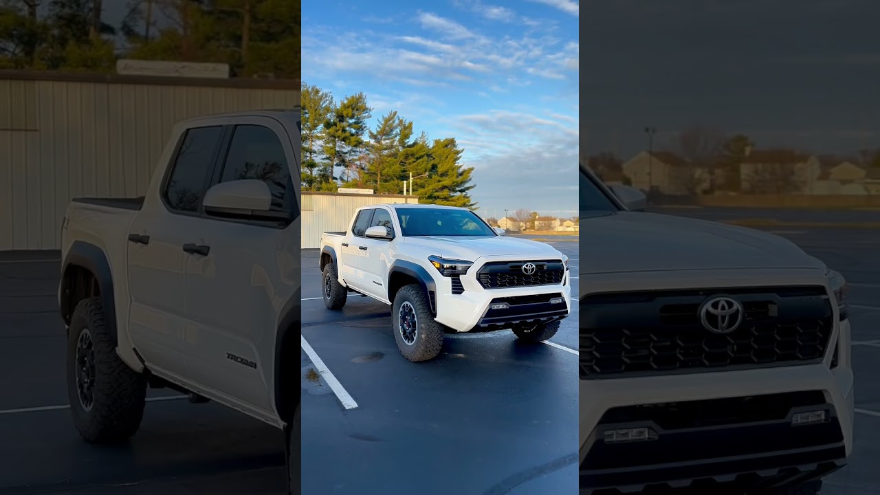 2024 Tacoma TRD Off Road w/ 285/70/17 BFG K03&rsquo;s on stock suspension #tacomaoffroad