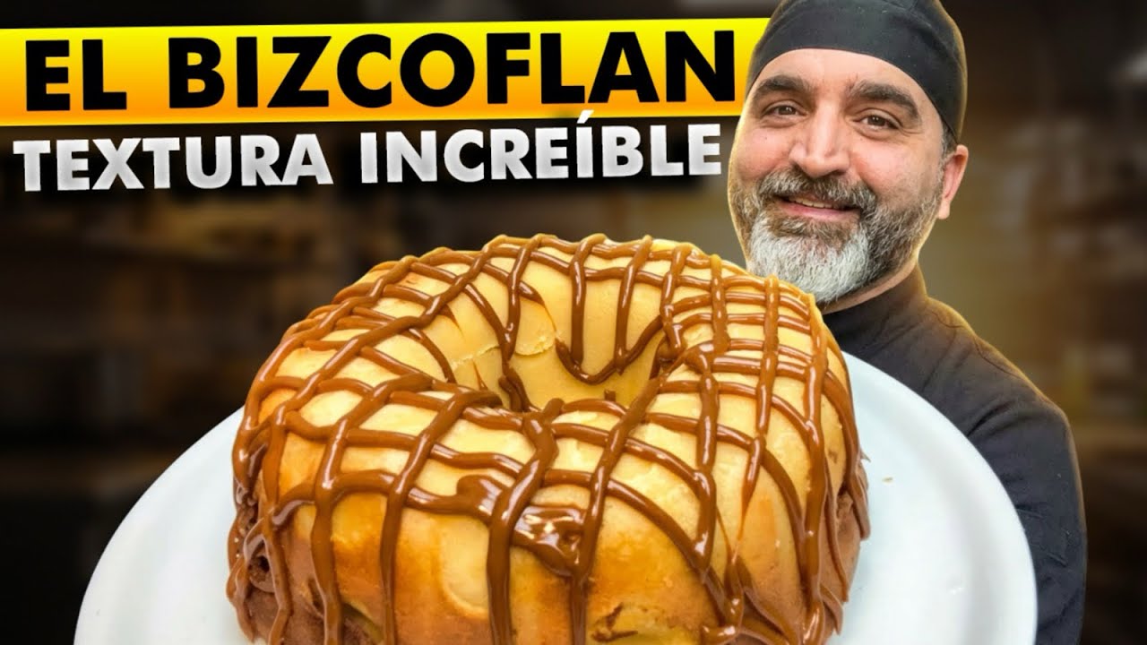 Lo llamo el bizcoflan, ni es bizcocho ni es flan 🤯