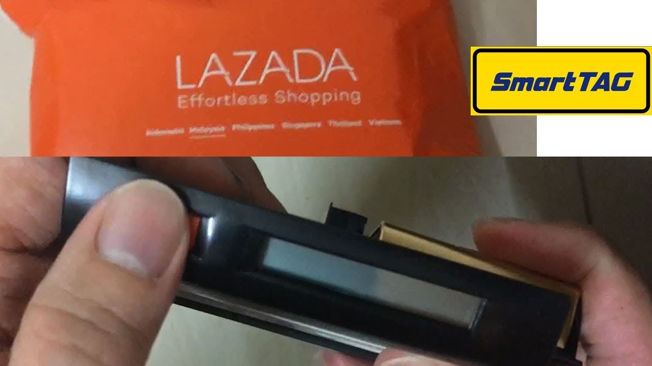 Unboxing Smart Tag Touch 'n Go from Lazada Malaysia