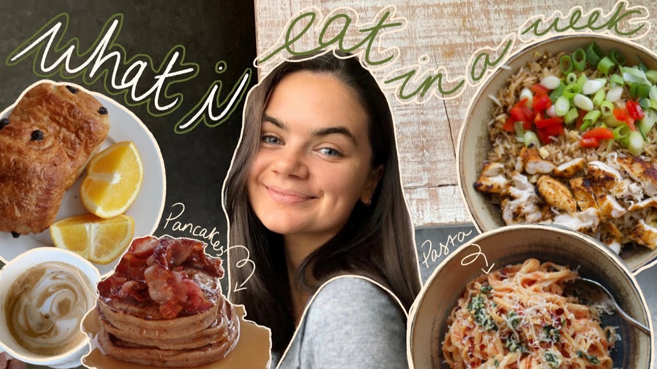 What I Eat in a Week - Quick + Easy Recipes | stressed college student 🥞