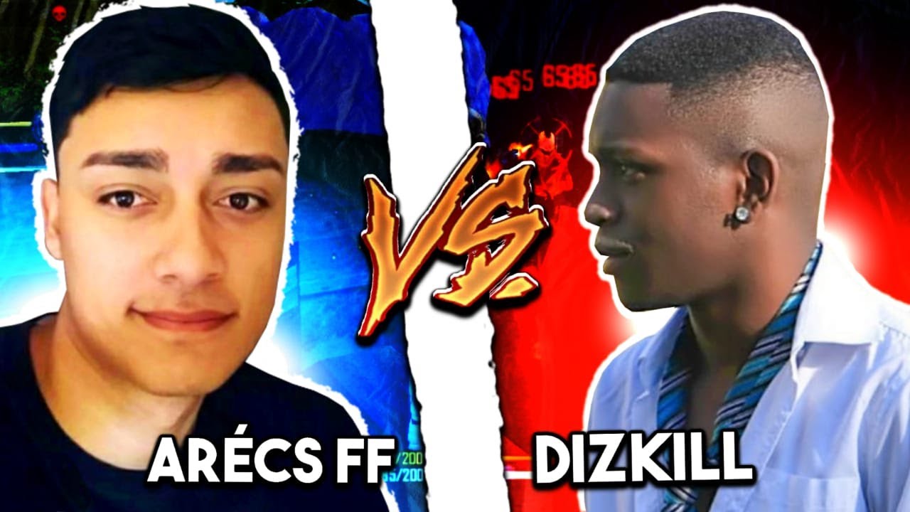 DIZKIL ME CHAMOU PRA UM X1! AR&Eacute;CS VS DIZKIL - FREE FIRE