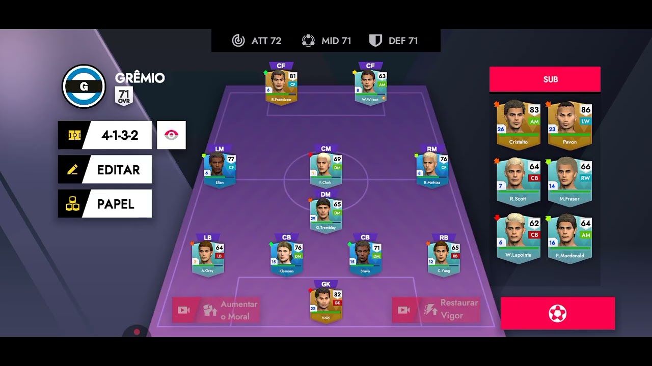 JOGANDO FUTEBOL #03 GRÊMIO  campeão 