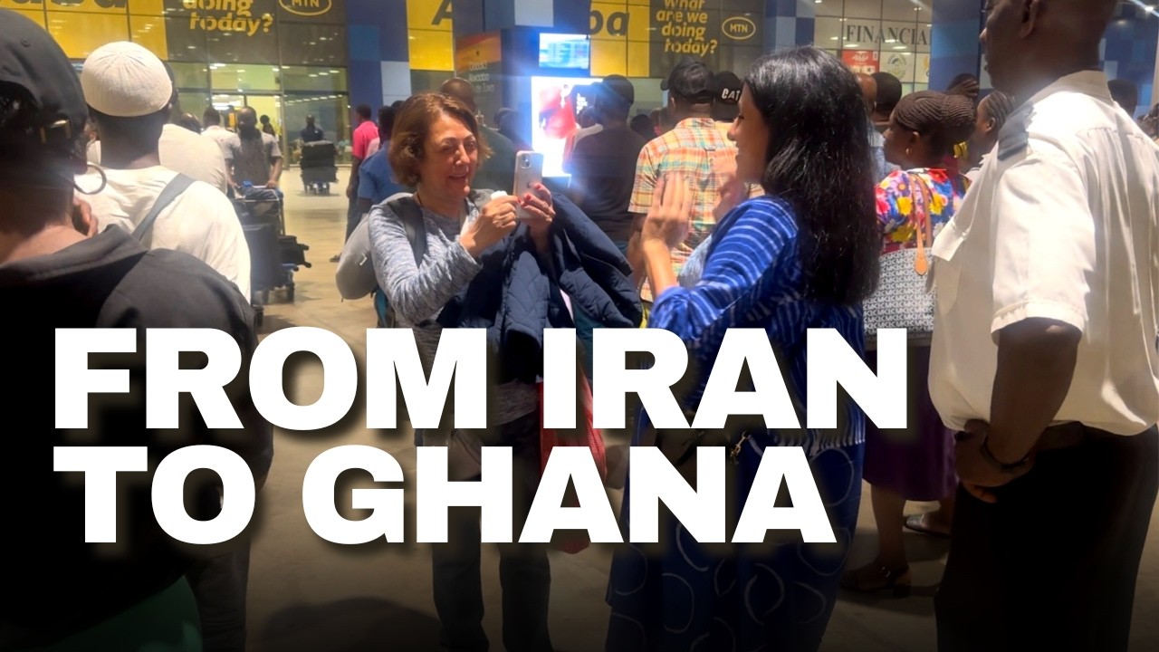 Перевозка моей мамы из Ирана в Гану во время войны 🇬🇭
