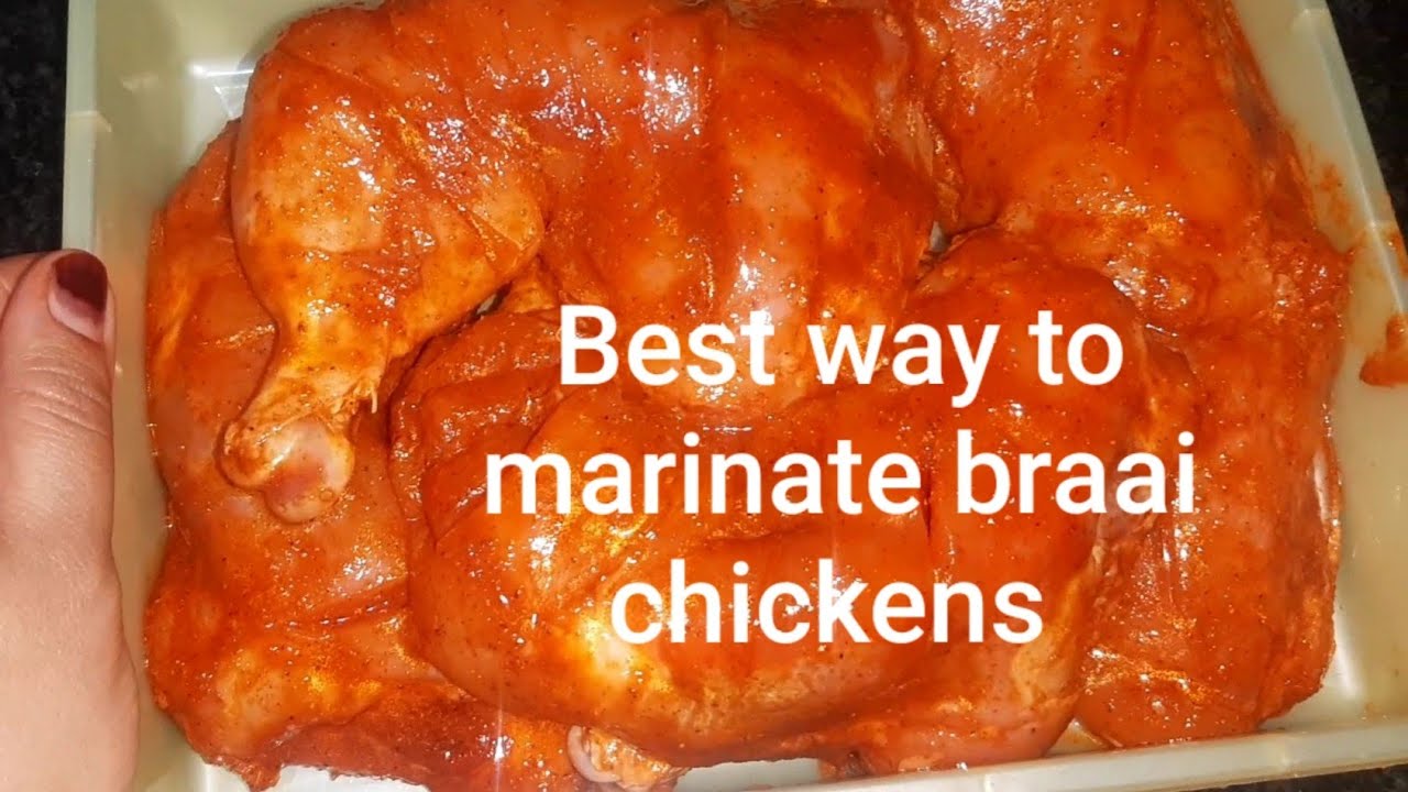 Simple marinade for braai chicken 