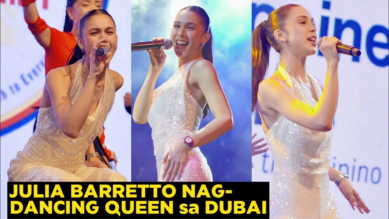 Julia Barretto TODO-BIGAY sa kanyang first-ever performance sa Dubai