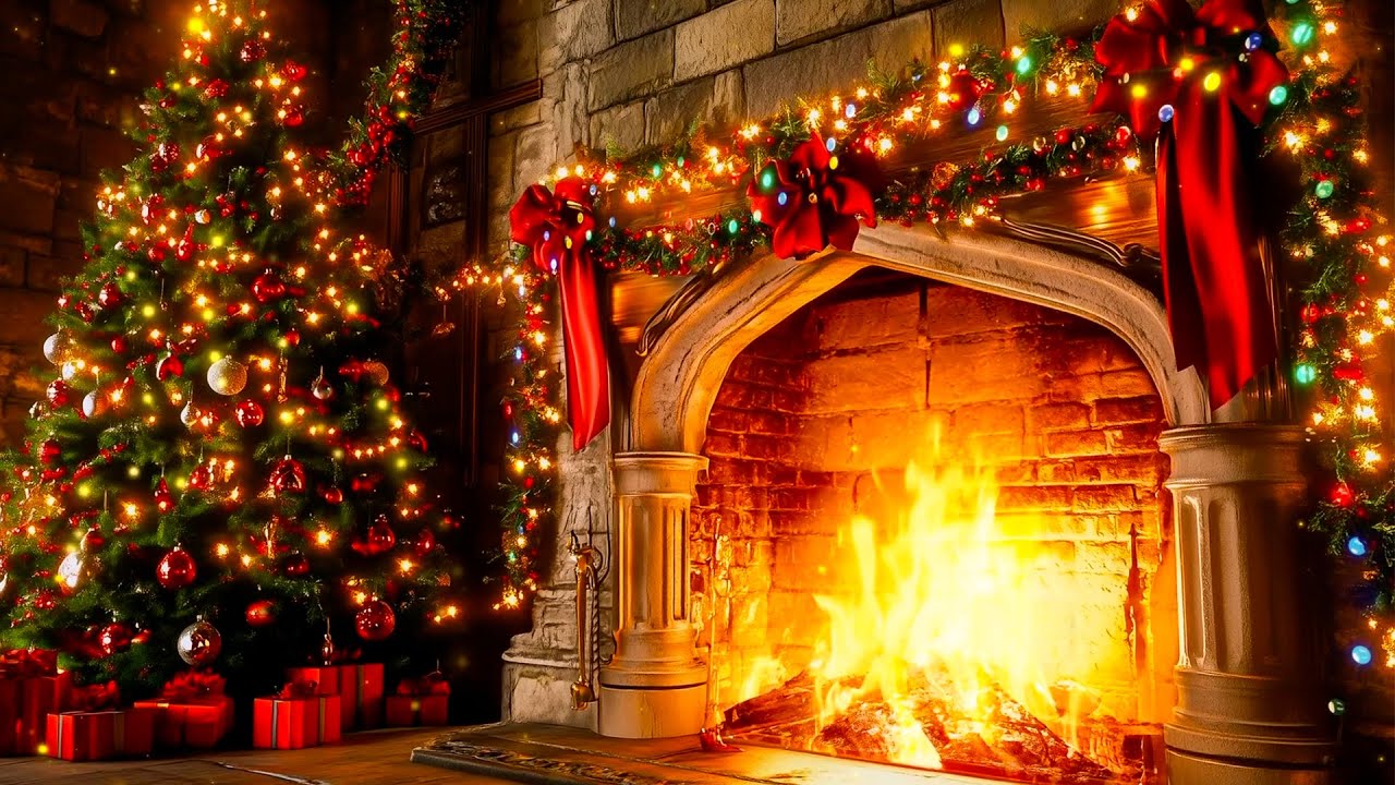 Instrumentalna muzyka świąteczna z trzaskającym kominkiem &ndash; przytulny świąteczny nastr&oacute;j
