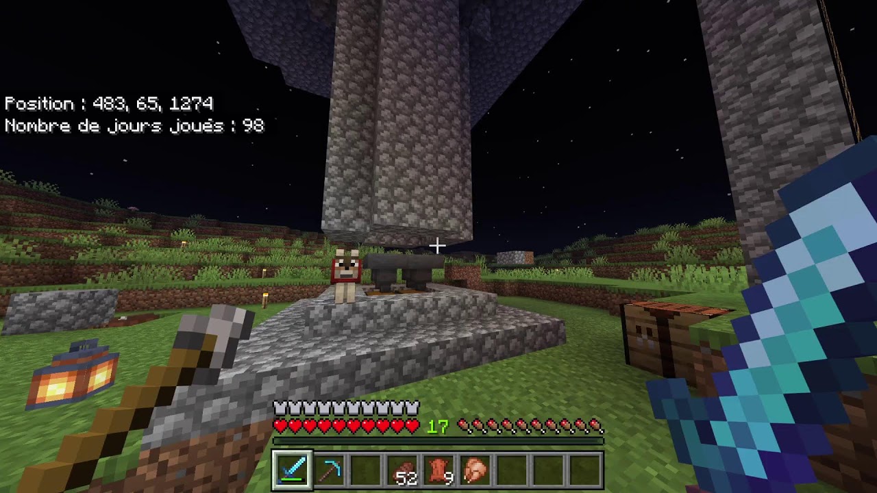 Live Minecraft avec ma copine