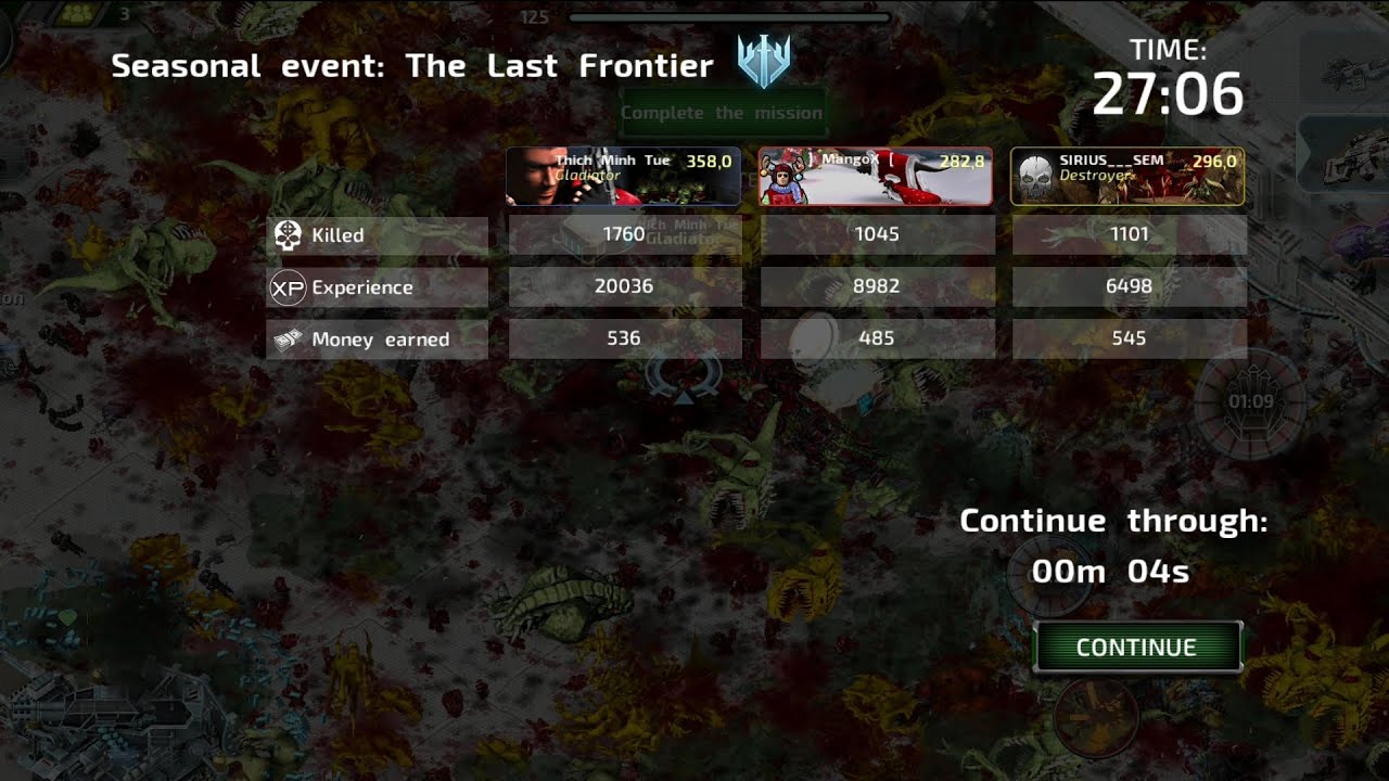 Alien shooter world seasonal event: The Last Frontier (ripper)