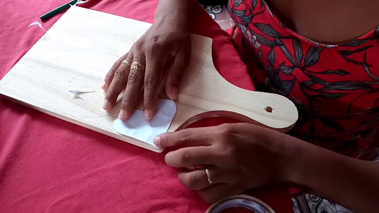 Fazendo tábua de coração