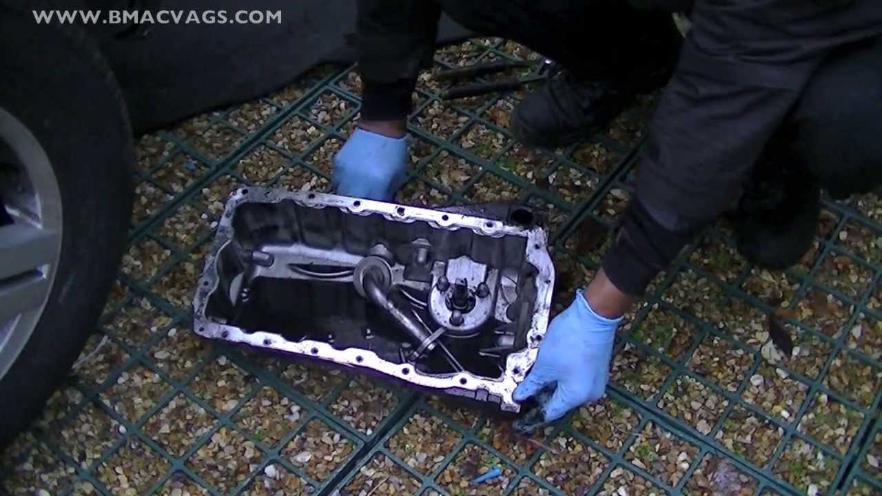 Как снять поддон масляного картера и очистить сетчатый фильтр маслоприемника