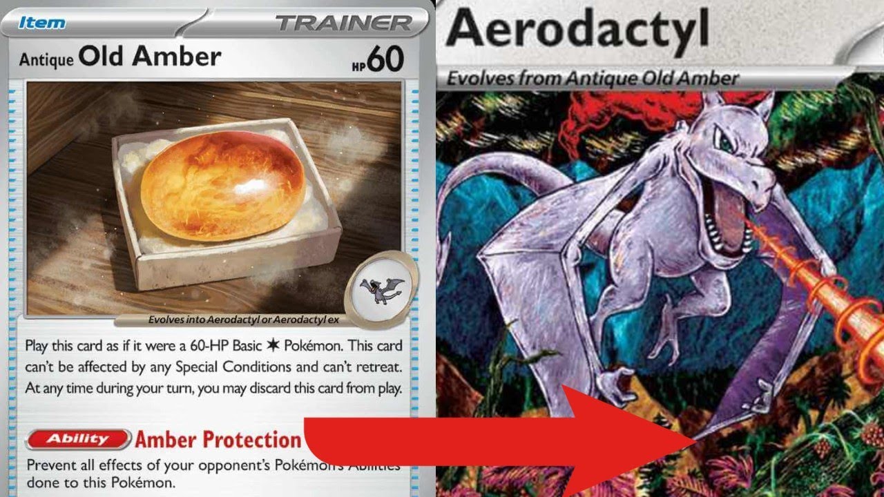 ⛏️ÁMBAR 🦖🦅AERODACTYL  Pokemon TCG Live Standard