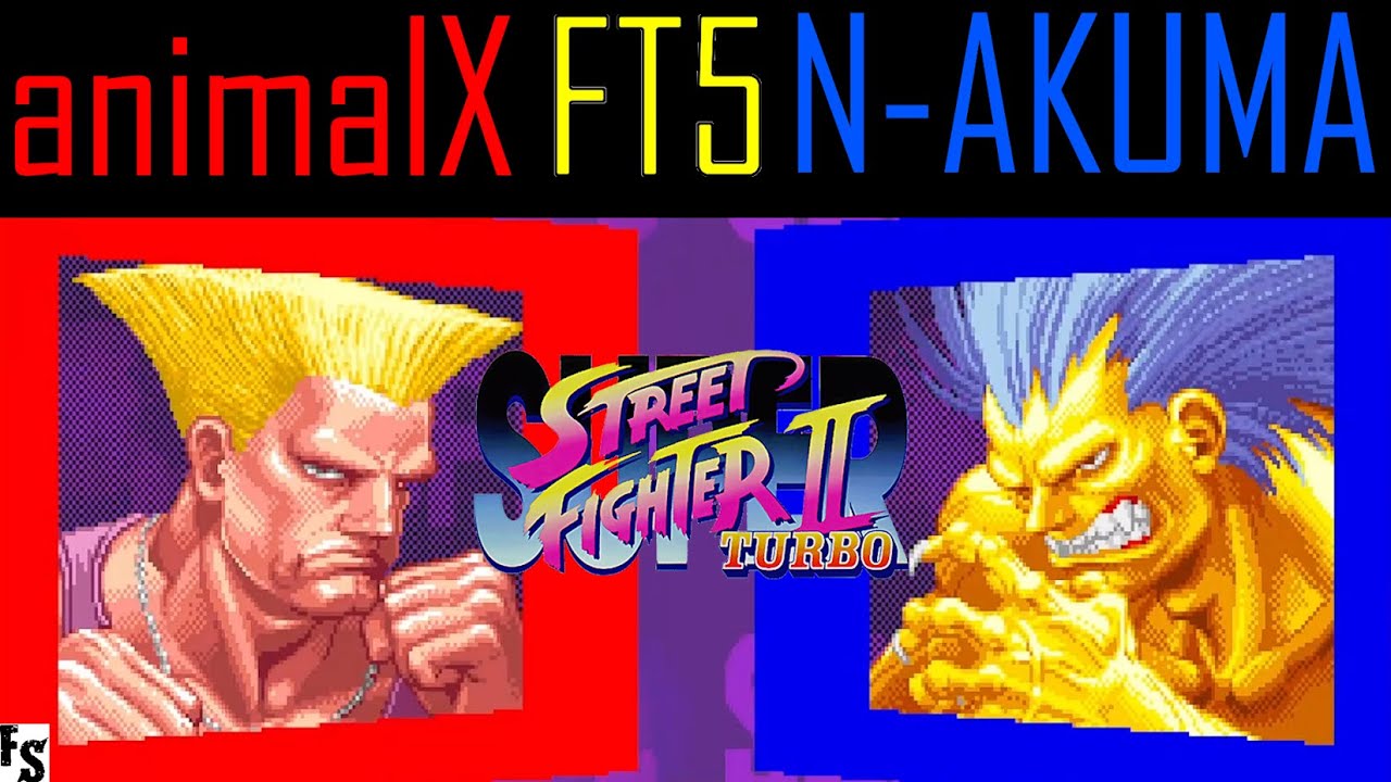 Super Street Fighter 2 Turbo - animalX [Guile] vs N-AKUMA [Blanka] (Fightcade FT5)