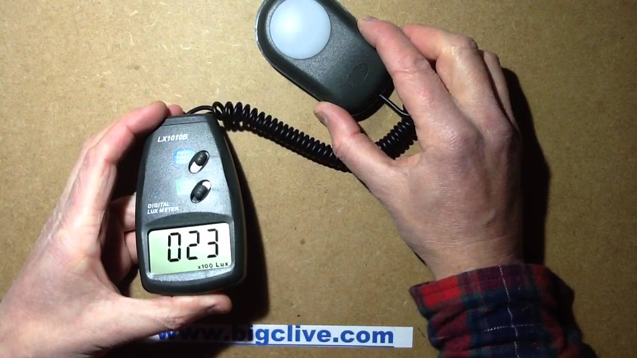 20W vs 50W LED lux test in a 20W floodlight.