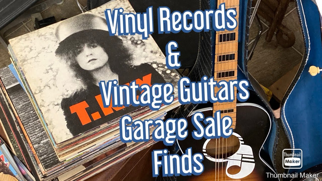 Garage Sale  Finds.  Vinyl Records, Vintage Guitars, Comic Books, Cassette Tapes & Vintage Toys.