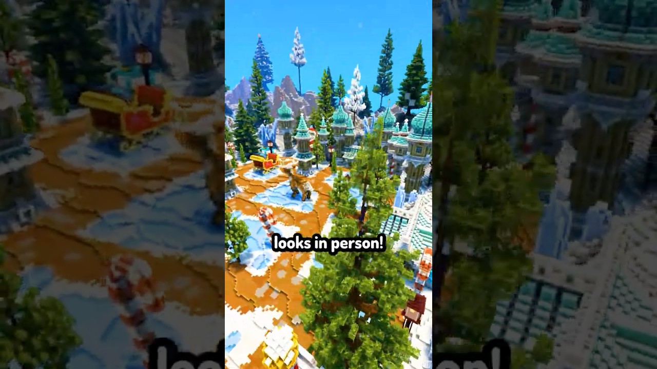 I Made Minecraft's Biggest Christmas Build!