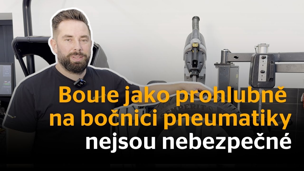 Prohlubně na bočnici pneumatik