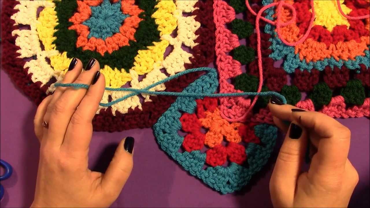 In Love With Color Throw: Joining Motifs