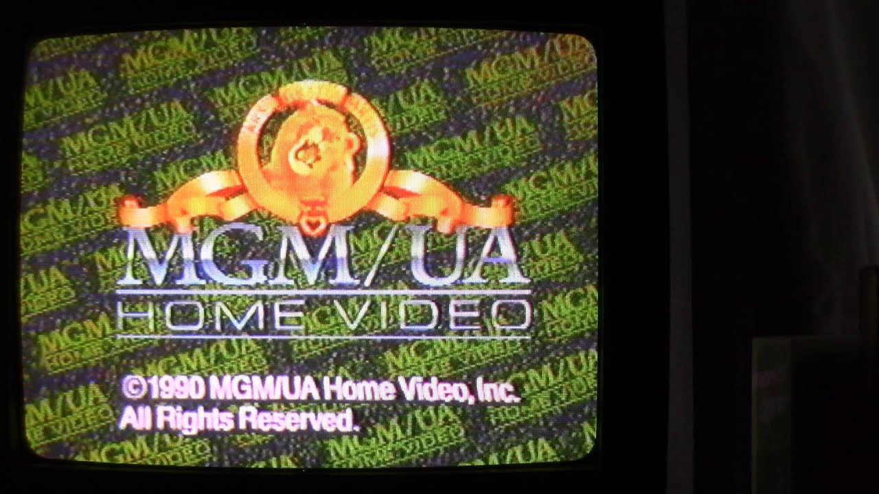 VERY ODD ENDING SCREEN ON A MGM VHS!