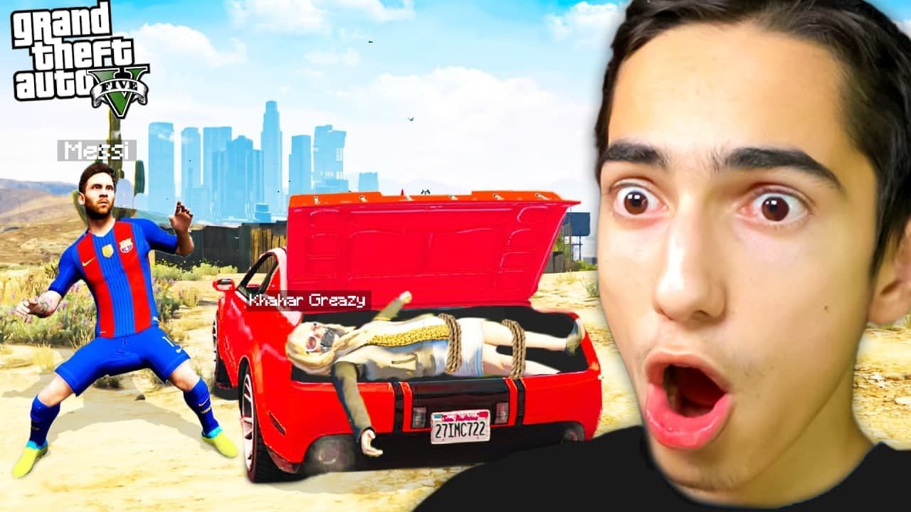 لیونل مسی خواهرم رو تو جی تی ای گروگان گرفت ❌⚽ HOSTAGE in GTA 5 RP