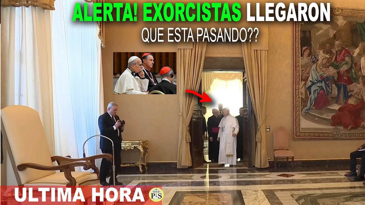 🔴 ALERTA! AL PAPA LE LLEGARON los EXORCISTAS que ESTÁ PASANDO....