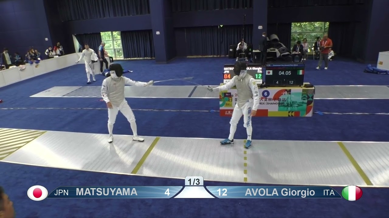 2023 145 T32 07 M F Individual Shanghai CHN GP 6 MATSUYAMA JPN vs AVOLA ITA