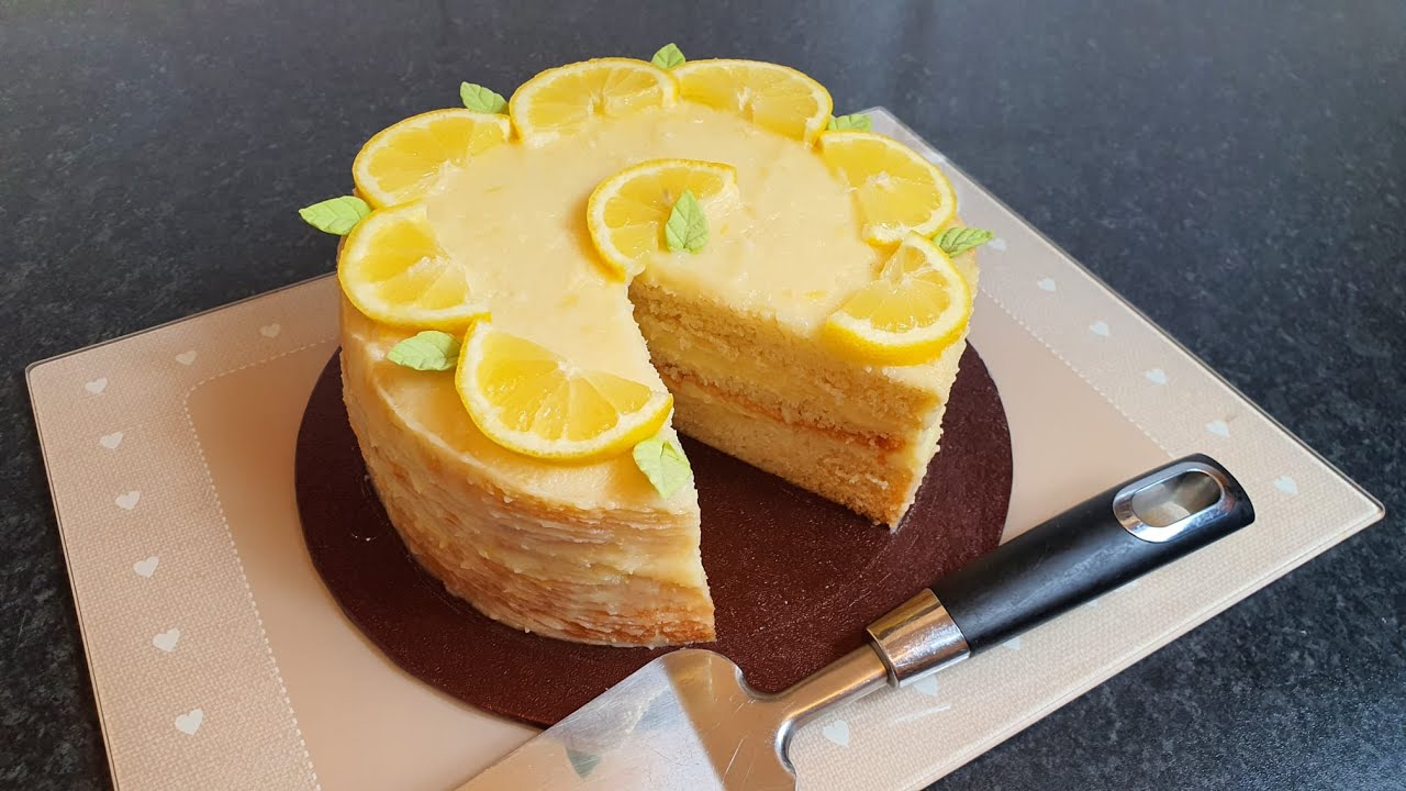 Tort cu crema de lamaie