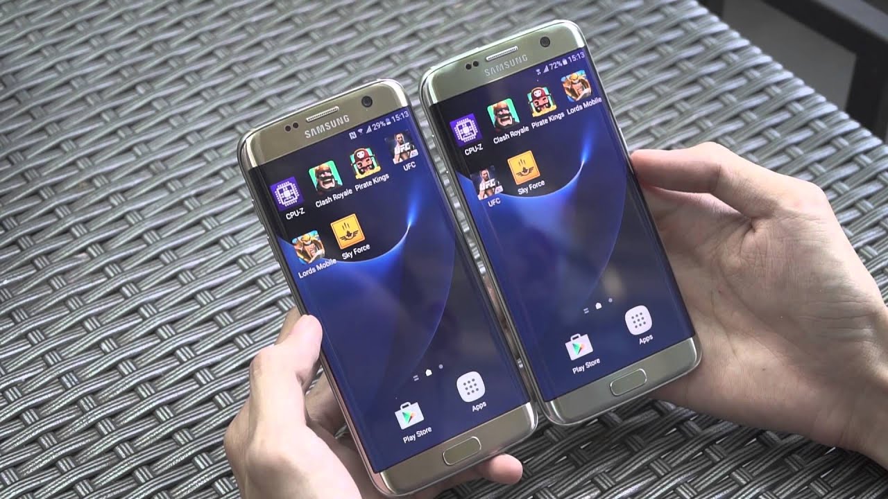 So sánh Galaxy S7 Edge Snapdragon và Exynos chính hãng