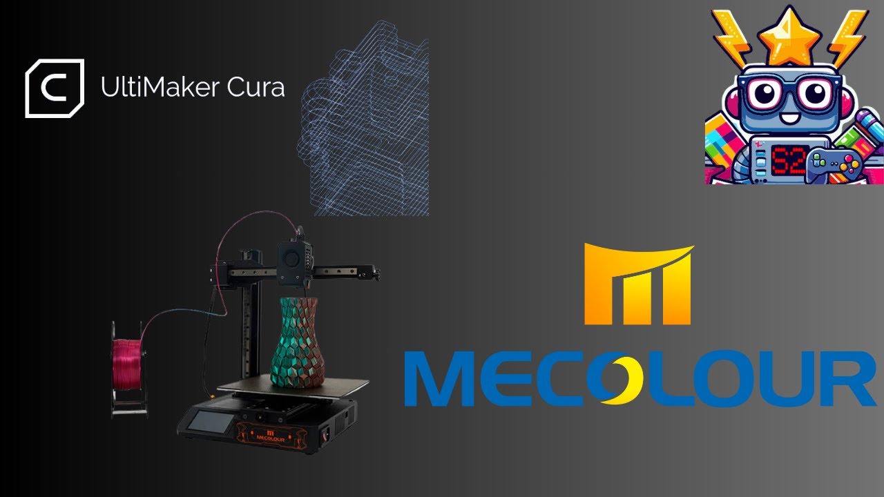 Configuração ultimakercura para mecolour 3D