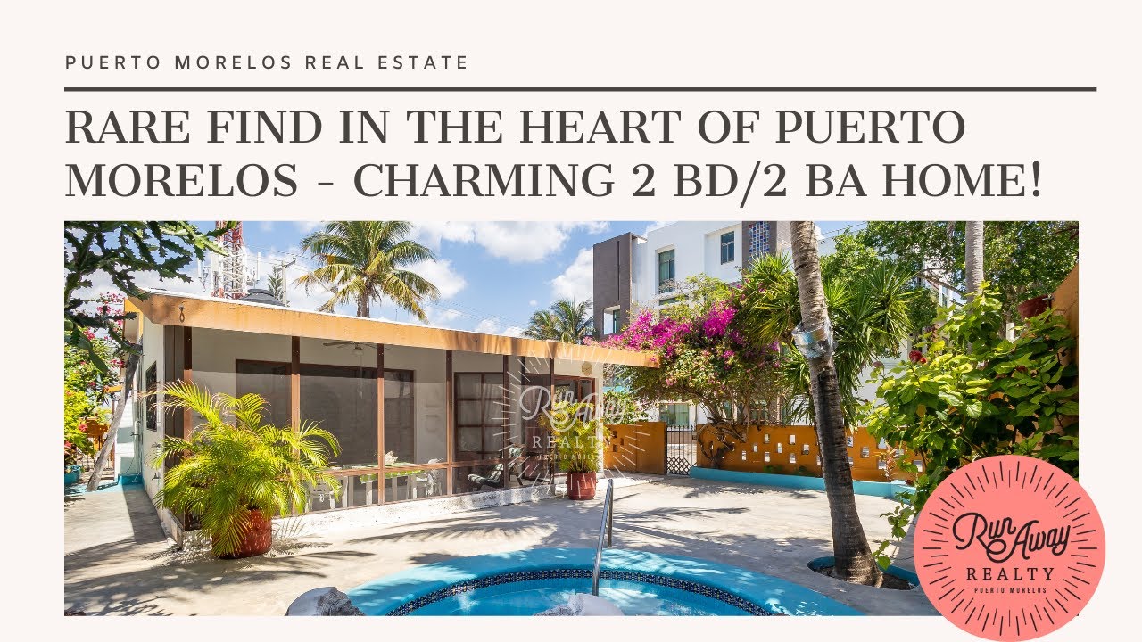 Beautiful Home in the Seaside Village of Puerto Morelos!