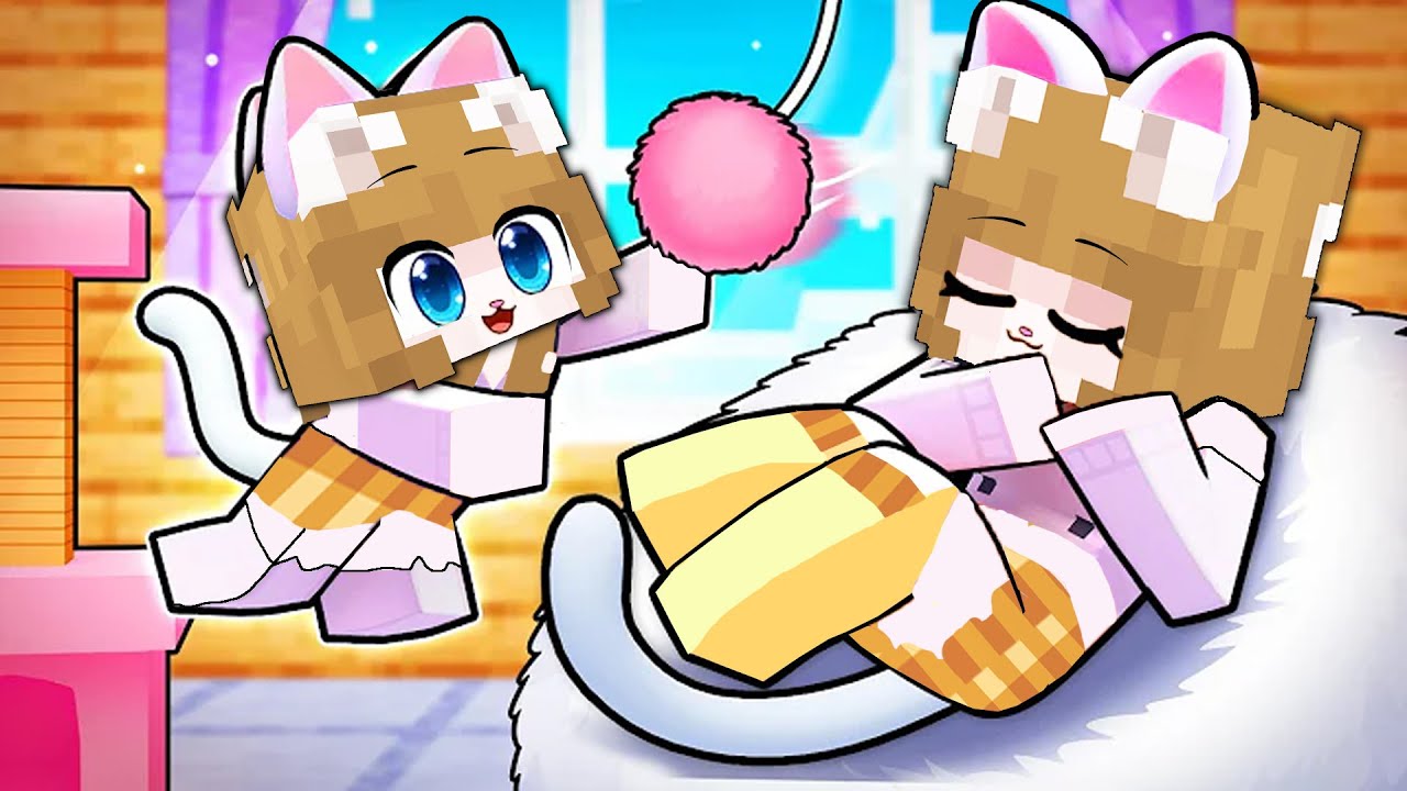 BIRTH to DEATH of Yasi and CeeGee as a Cat in Minecraft ( Tagalog )