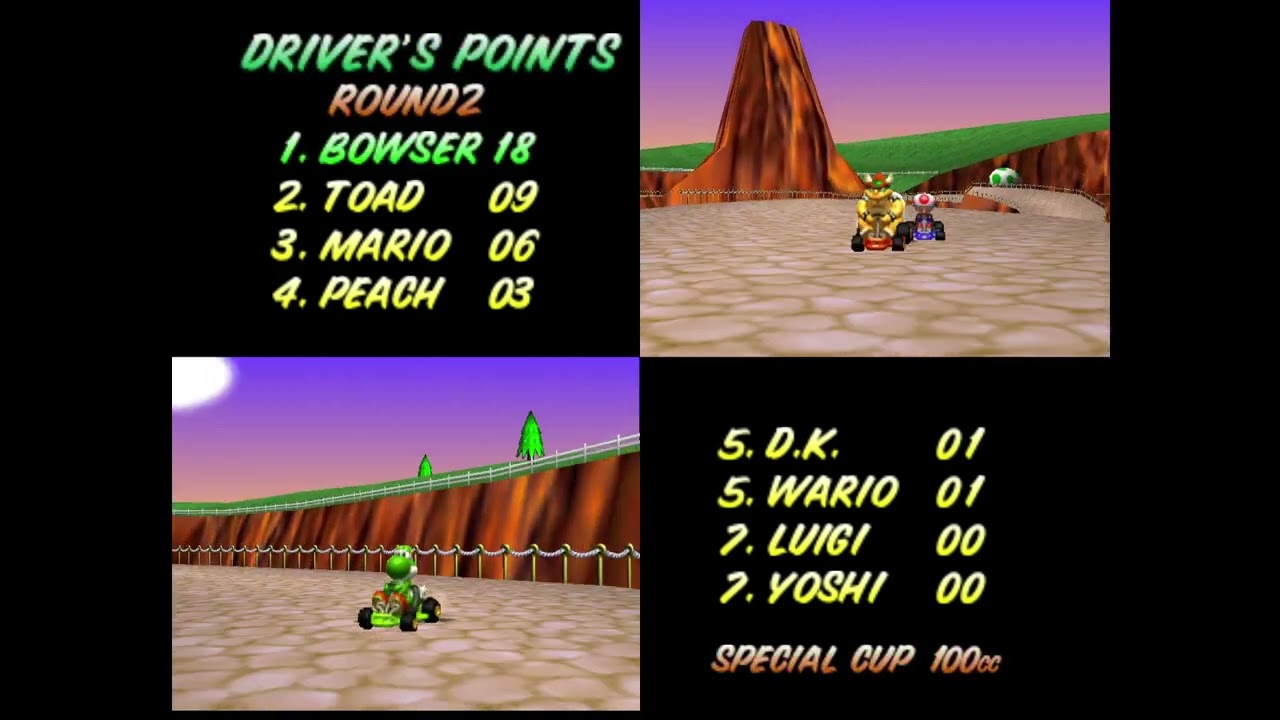 Mario Kart 64 - Special Cup 100cc (Bowser)