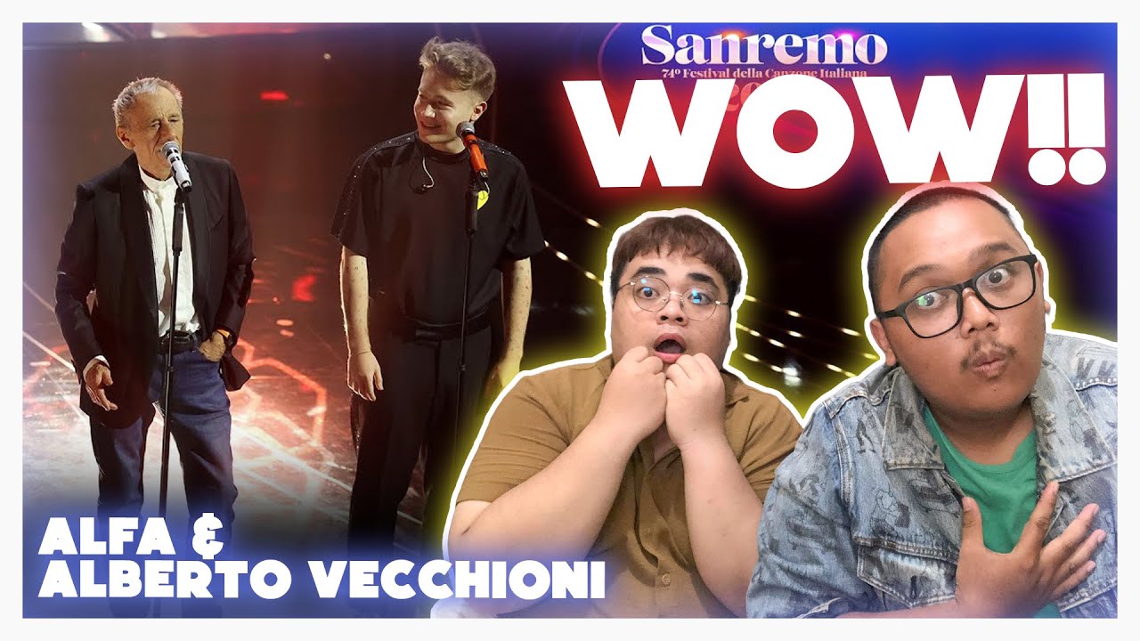 Sanremo 2024 - Alfa con Roberto Vecchioni canta 