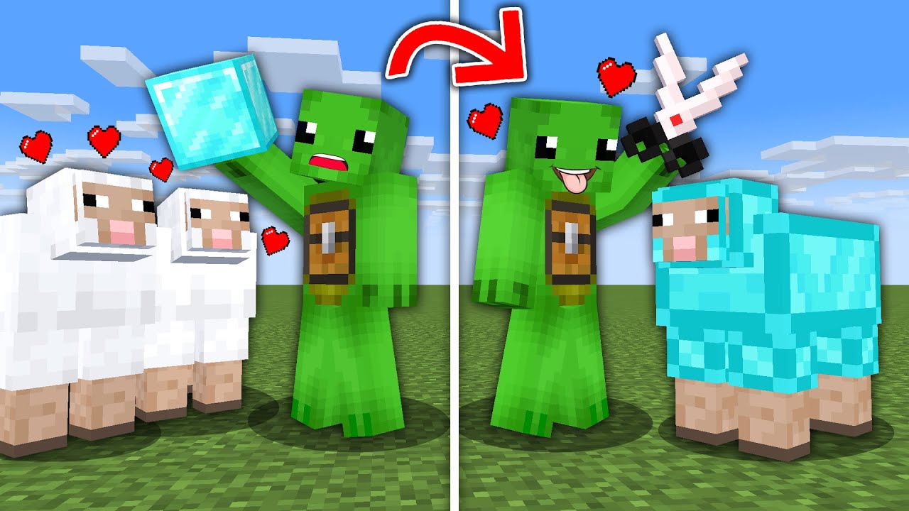 Minecraft Dar Poti Imperechea Mobii cu Orice Block...