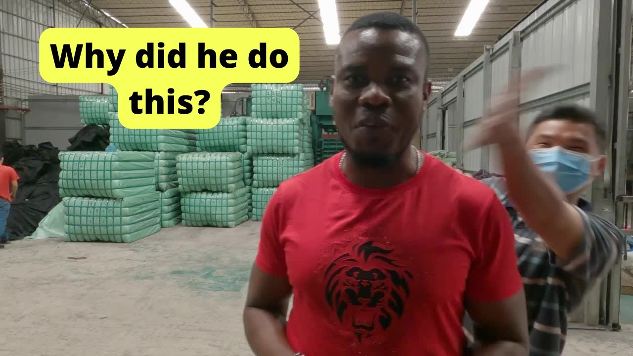 How Africans Trade in China - Episode 4 How to make a Bale of Textile for Shipping