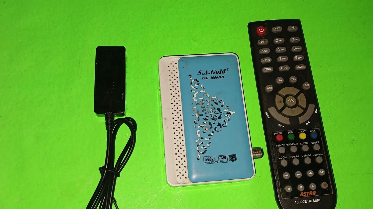 طريقة إضافة ملف قنوات حديثة لرسيفر S.A.GOLD sag-3000HD