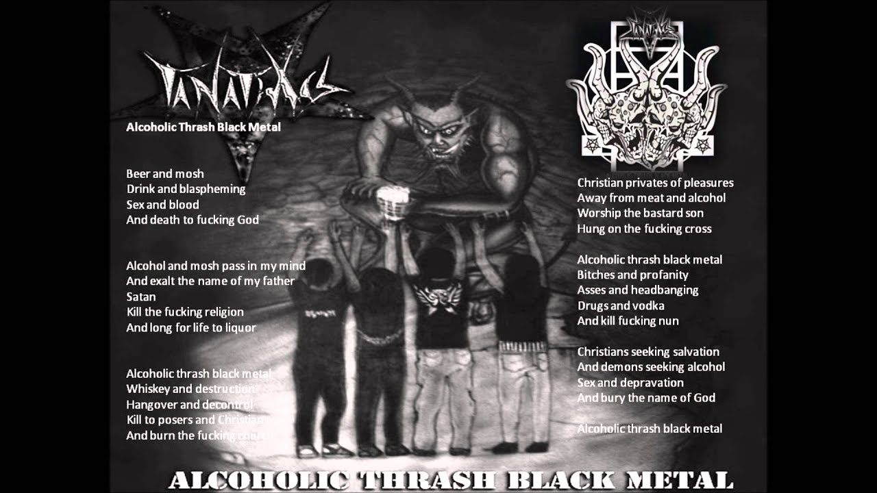 TANATHUS Alcoholic Thrash Black Metal