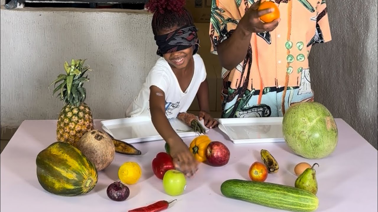 HOW TO WIN ON HAND- FEEL GAME- FIND THE MENTIONED FRUITS IN THIS  FUNNY  & ENTERTAINING CHALLENGE 