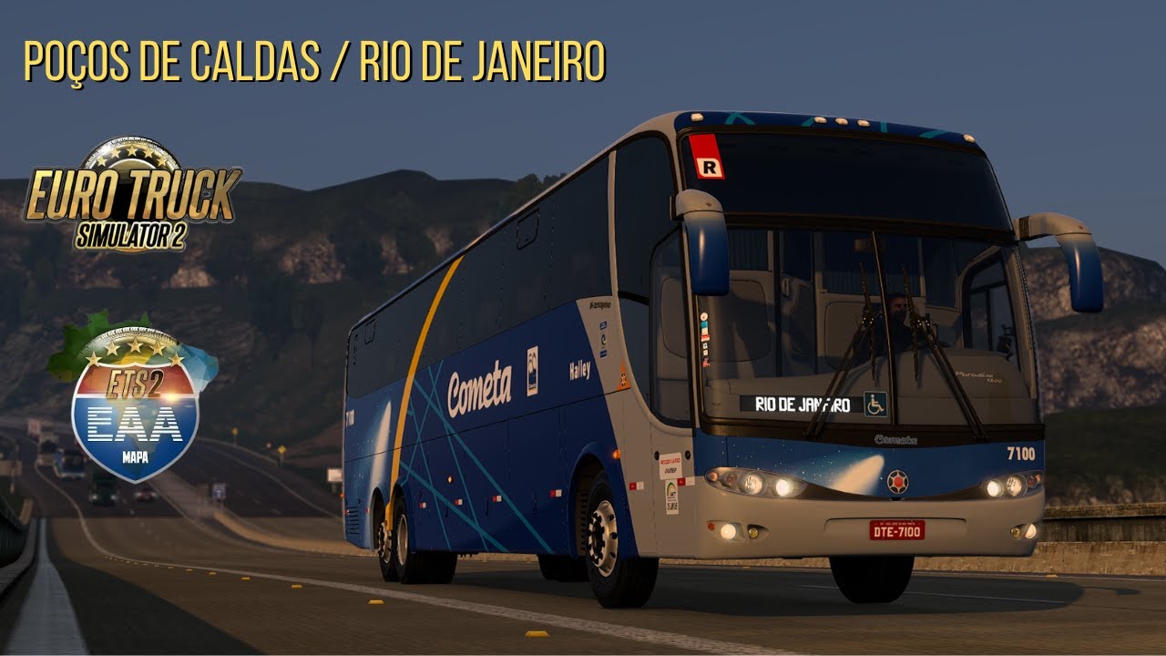 Paradiso G6 1200 Norman Bus – Viagem Poços de Caldas → Rio de Janeiro | Viação Cometa