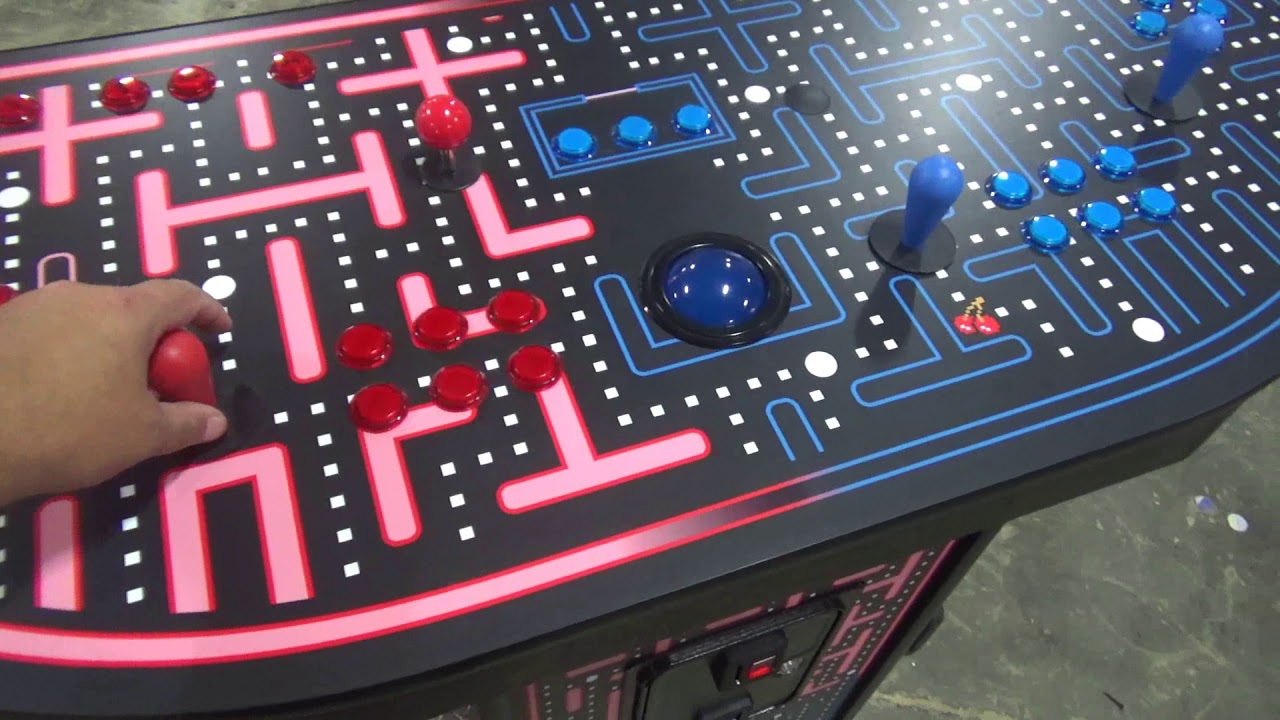 4 Player Pedestal Arcade Maze theme