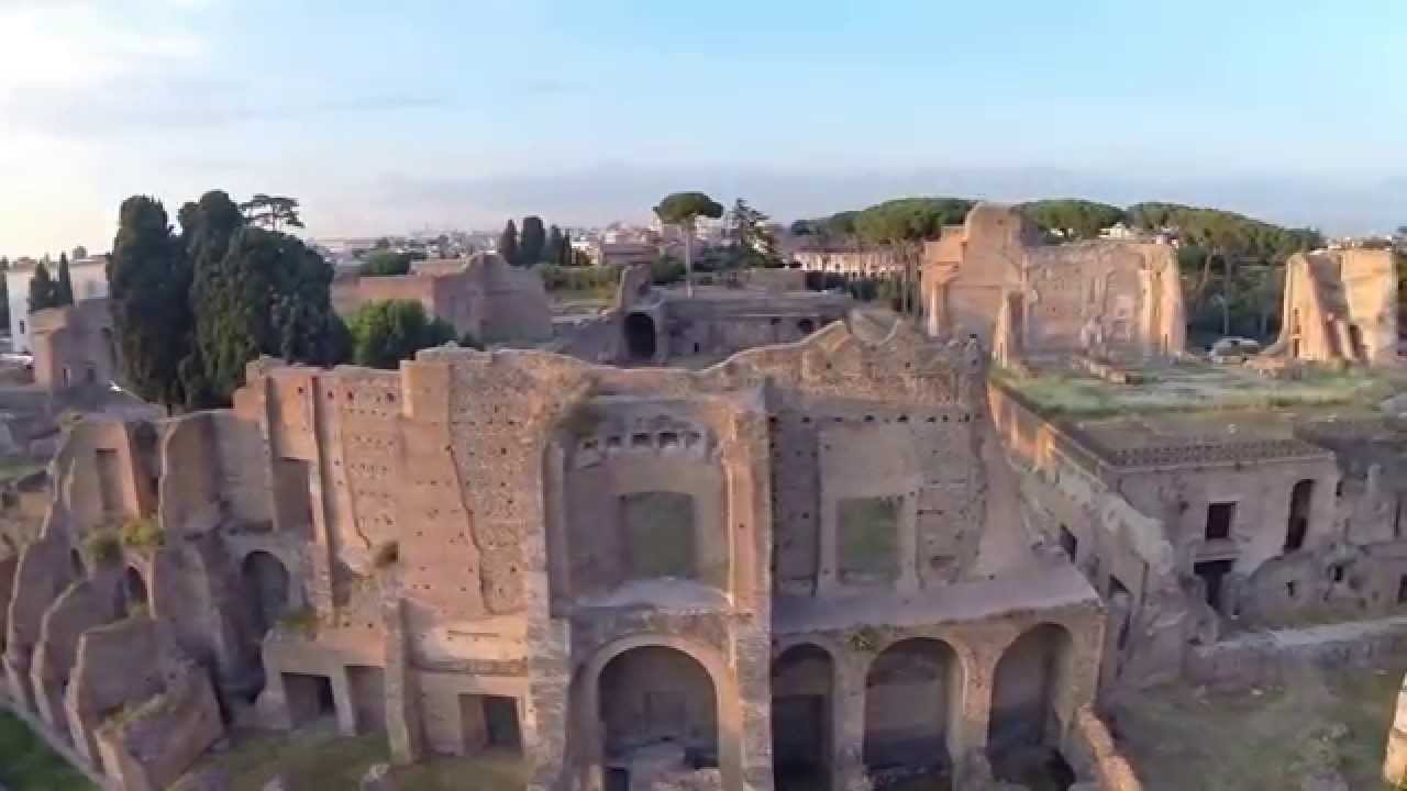 DJI PHANTOM 2 OVER THE PALATINE HILL IN ROME