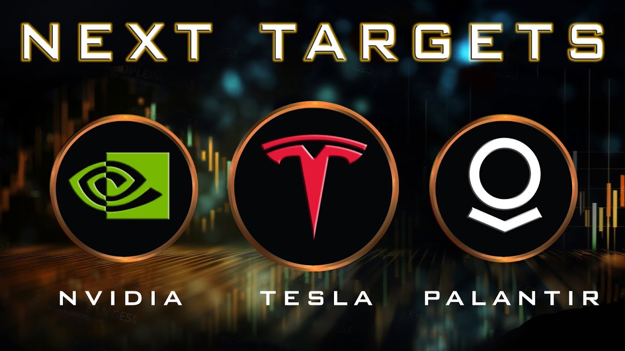 NVIDIA, TESLA & PALANTIR | DEEP CORRECTIONS AHEAD ?!! ELLIOTT WAVE ANALYSIS