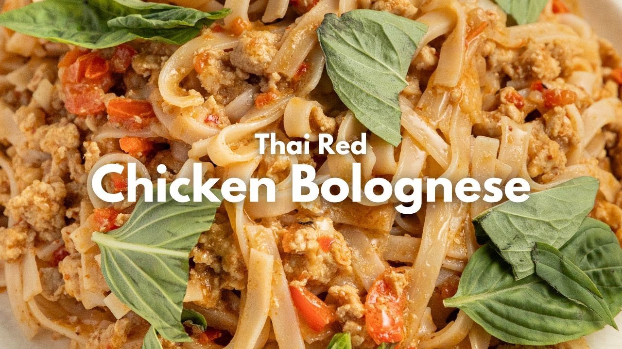 Coconut Curry Chicken Bolognese | Mike's Thai-Italian Fusion Recipe