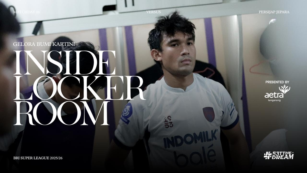 KEMBALIKAN KEADAAN DI BABAK KEDUA | INSIDE LOCKER ROOM VS PERSIJAP JEPARA