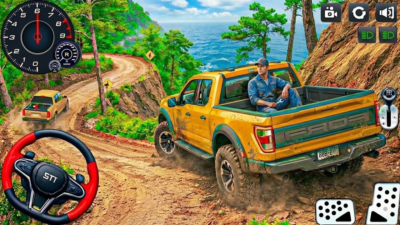 4x4 Offroad Jeep Driving Simulator 3D - Drive SUV 4x4 jeep Offroad Game - Android GamePlay