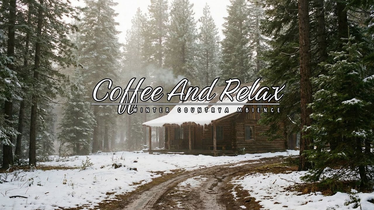 Winter Forest Ambience ❄️🏡 Cozy Forest Morning Instrumental for Focus, Relax & Calm