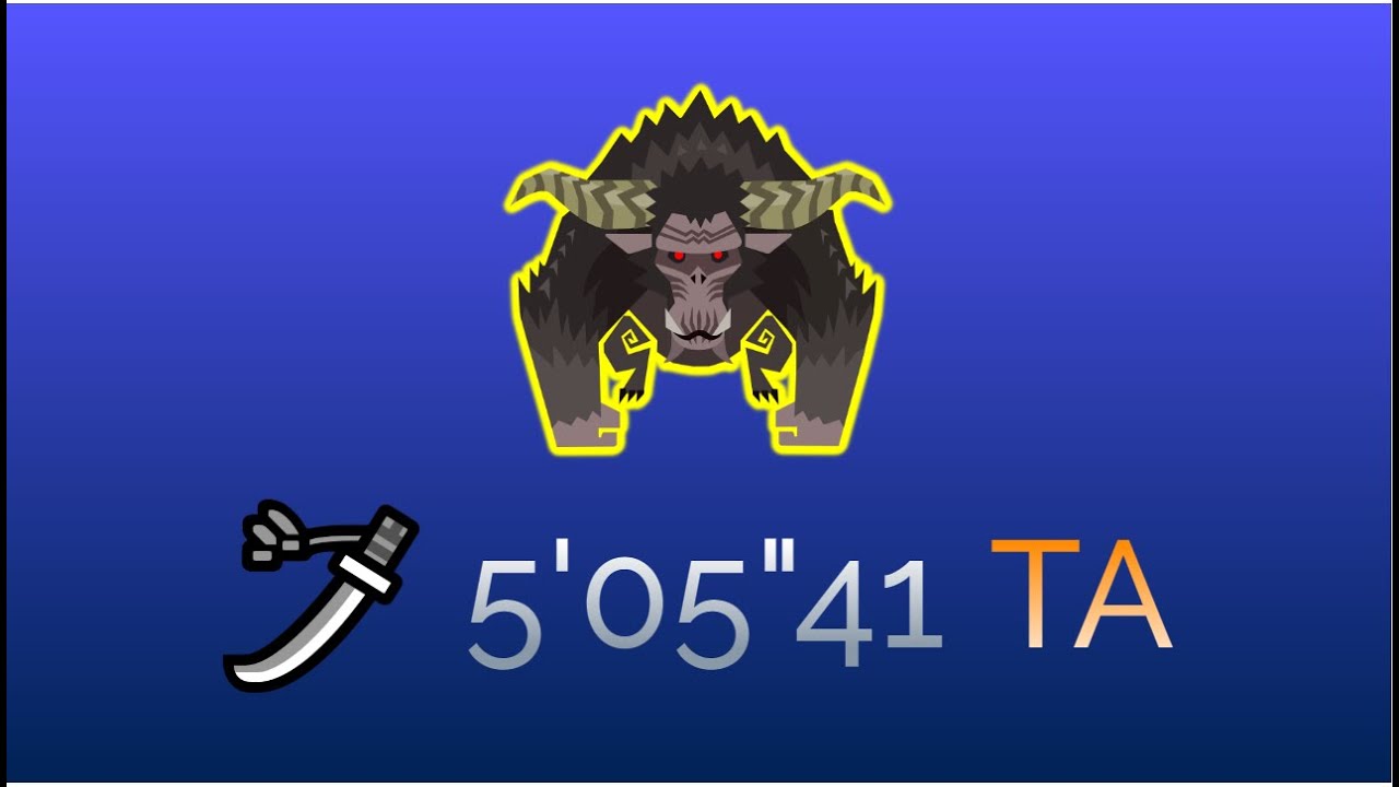 MHWI PC | Rajang longsword TA wiki rules 5'05