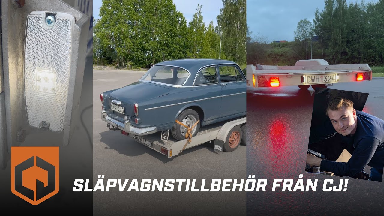 Ny belysning på släpet – Hampus fixar med CJ!