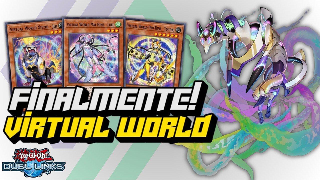 Melhor deck da box?! O famoso VW chegou no Duel Links! Aprenda a jogar de Virtual World! #yugioh
